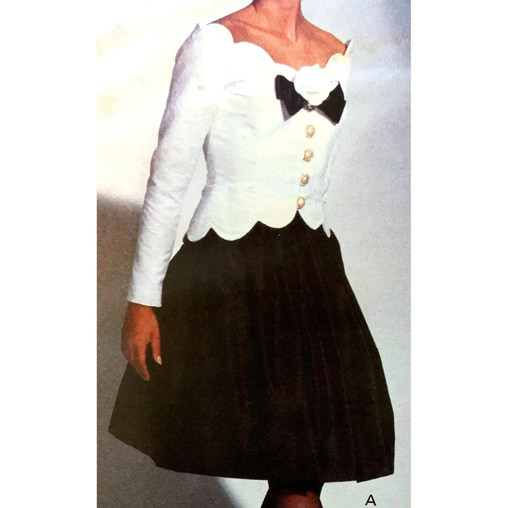 Vogue Designer BELLVILLE-SASSOON Sew Pattern Evening Cocktail Formal 2pc Sz14 UC